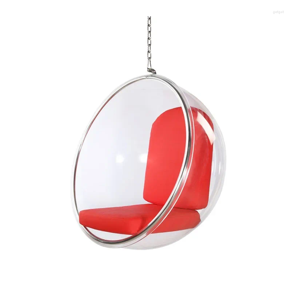 1. Comfortable hanging egg chair for garden relaxation  
2. Relaxing transparent hammock with sturdy metal frame  
3. Spacious lounge chair for adults to unwind outdoors  
4. Modern hanging egg seat with durable support bar  
5. Stylish garden hammock chair for home decoration  
6. Ergonomic outdoor hanging chair for comfortable seating  
7. Contemporary egg-shaped lounge chair for patios  
8. Strong metal-framed transparent hanging seat  
9. Versatile garden hammock for relaxation and style  
10. Supportive hanging chair with breathable design