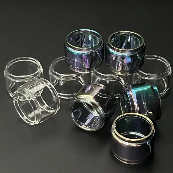 10 colorful replacement glass tubes for ZX/Z/Zeus X/SubOhm/Dual/II/Mesh atomizer decoration