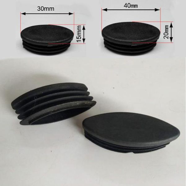 20 oval-shaped chair leg caps for furniture protection, floor pads, dust covers, and leveling feet system