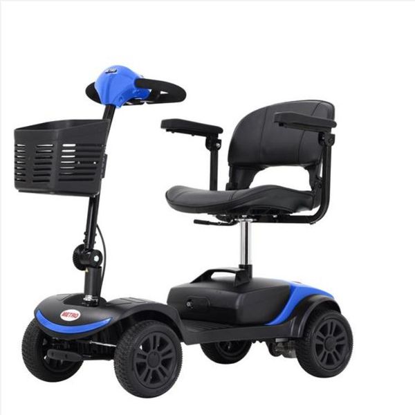 2022 outdoor compact electric bike with 4 wheels, ideal for gardens and metro mobility