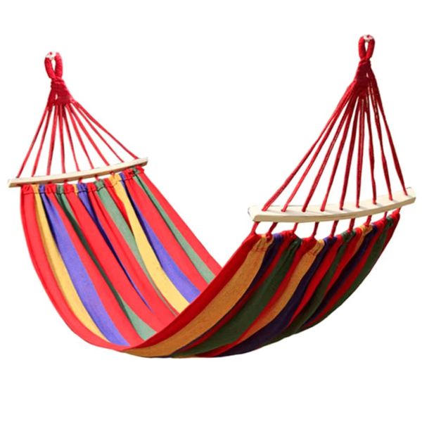2-person outdoor cotton hammock for camping