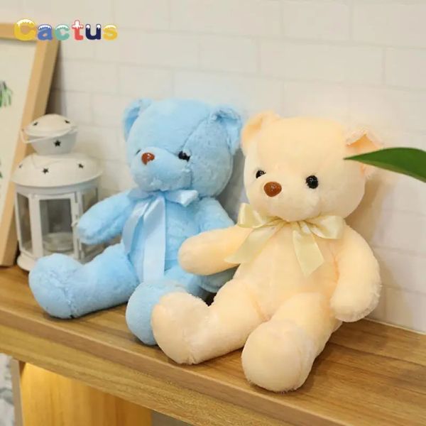 30cm colorful plush bear toys, soft stuffed teddy bears for girls, ideal for weddings, baby showers, and kids' birthday gifts