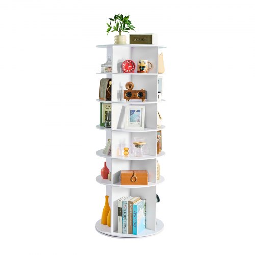 360° rotating shoe organizer with 6-tier freestanding design for compact storage