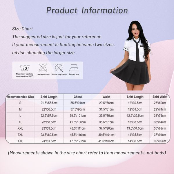 3-piece women's schoolgirl cosplay outfit with plaid skirt, short-sleeve shirt, and tie set for Halloween parties