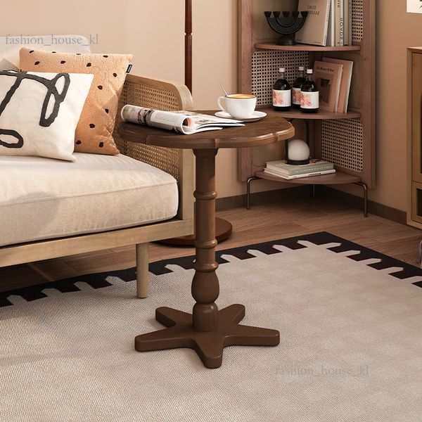 46x56x38cm versatile bookshelf storage rack with a solid wood starfish base, serving as both coffee and dining table