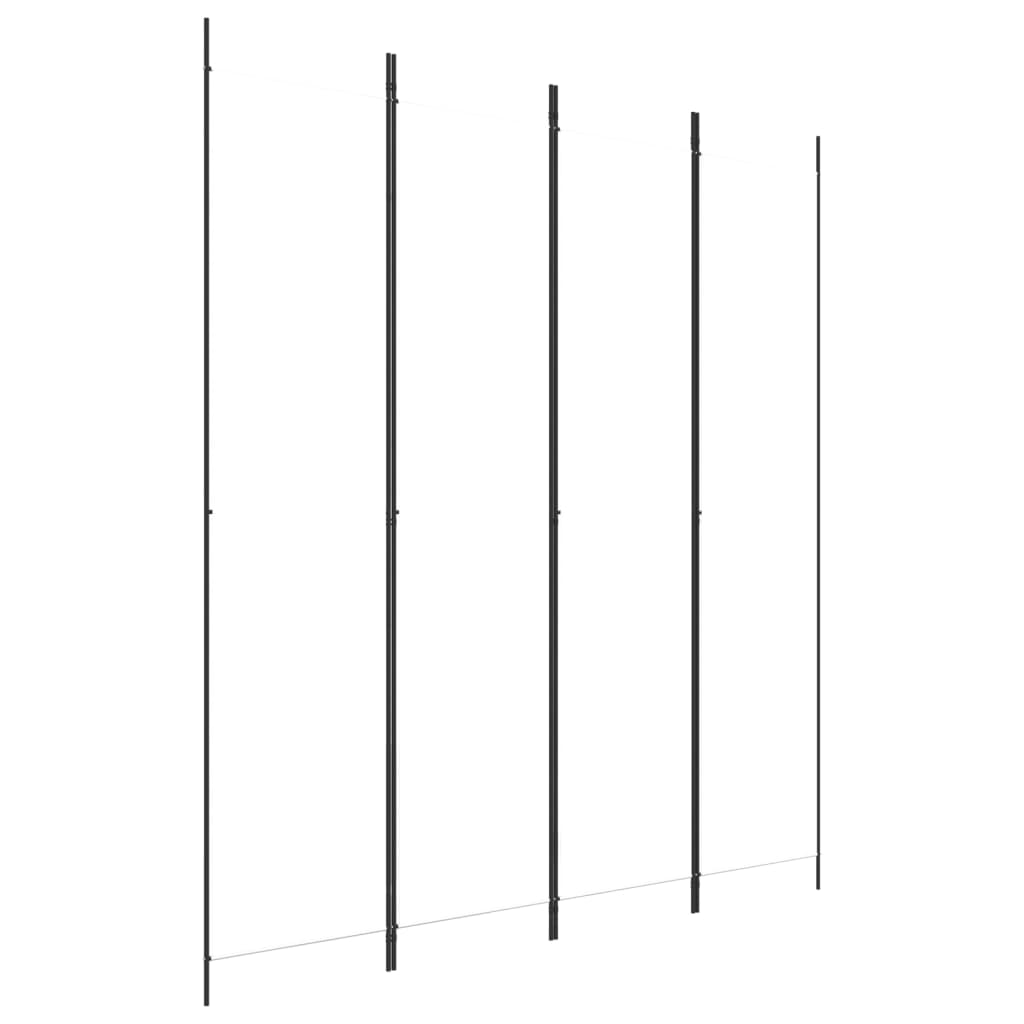 4-Panel Room Divider White 78.7