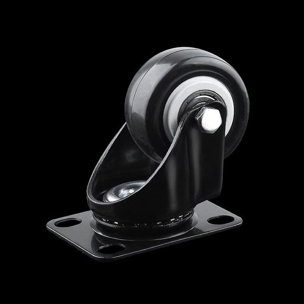 4pcs/set of high-quality double-bearing hotel trolley casters in 1.5", 2", and 3" sizes for heavy-duty use