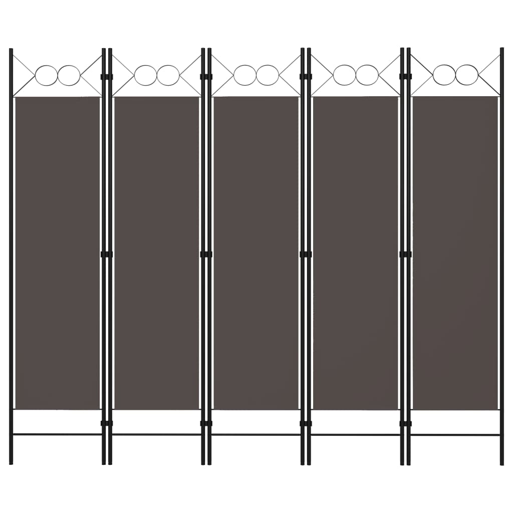 5-Panel Room Divider Anthracite 78.7