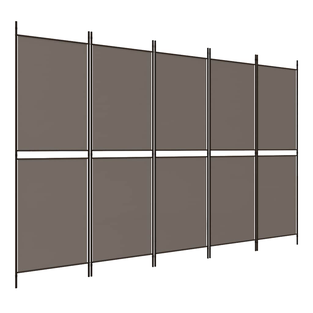 5-Panel Room Divider Anthracite 98.4