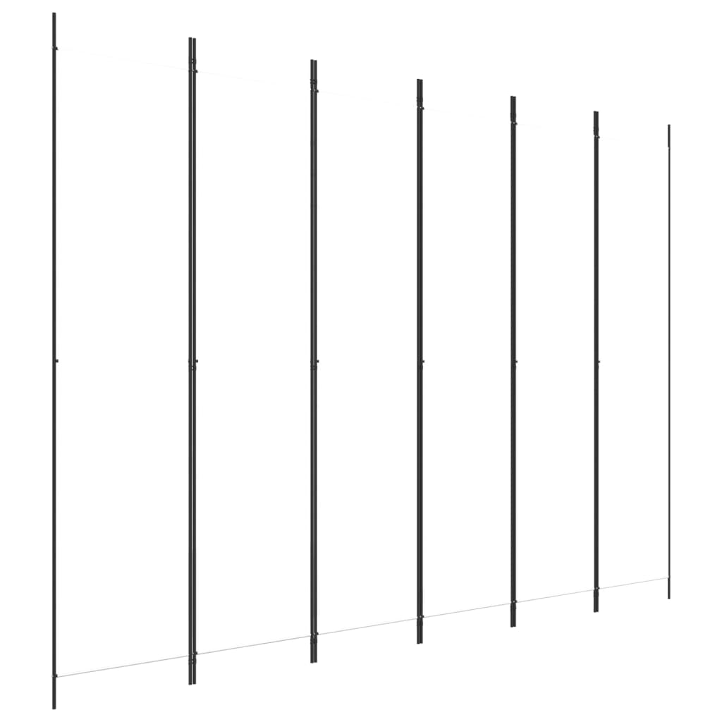 6-Panel Room Divider White 118.1