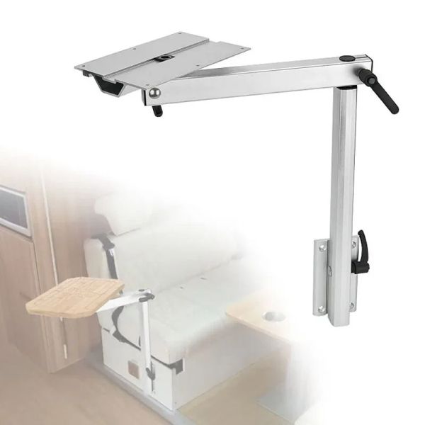 Adjustable aluminum alloy folding table legs with screws, suitable for caravan and camper hardware accessories