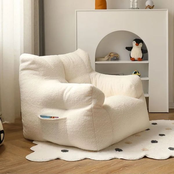 Adorable kids' sofa, compact leisure armchair for toddlers, cozy reading nook chair with removable washable cashmere cover