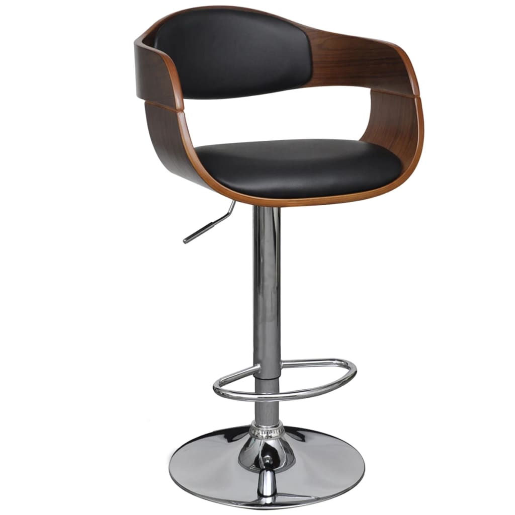 Bar Stool Black and Brown