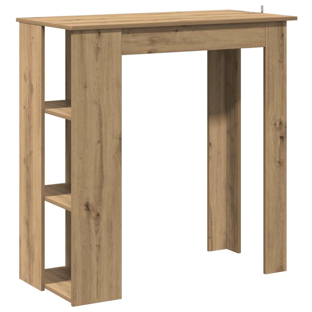 Bar Table Artisan Oak Engineered Wood Medium Bar Table