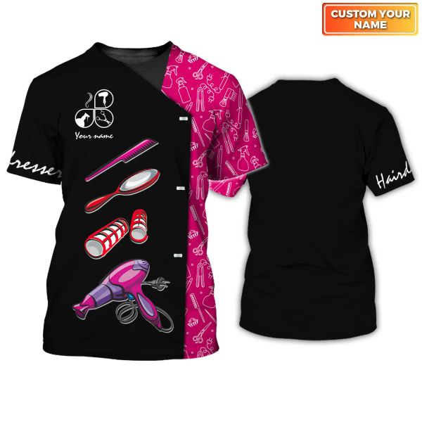 Barbershop Personalized Uniform Tees Unisex Clothing Loose T Shirt Hairdresser Workwear Pullover Summer Casual Short Sleeve Tops

Custom unisex barber shop tees, loose fit workwear t-shirts for hairdressers, casual summer short sleeve tops