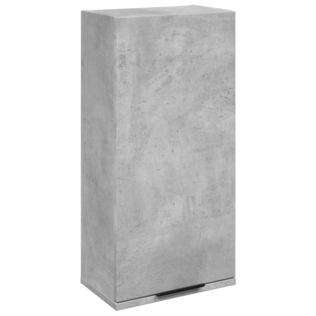 Bathroom Cabinet Concrete Gray Engineered Wood Medium