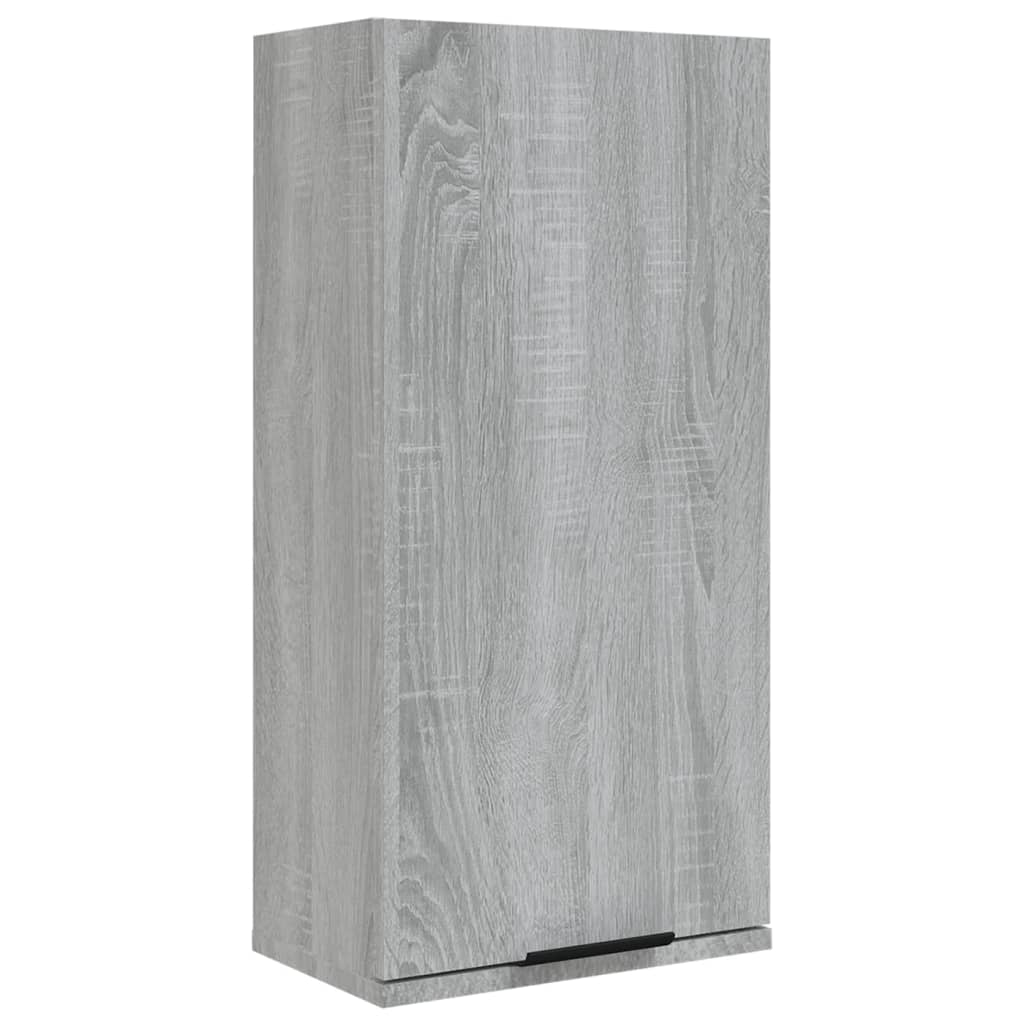 Bathroom Cabinet Gray Sonoma Engineered Wood 12.6x7.9x26.4 in