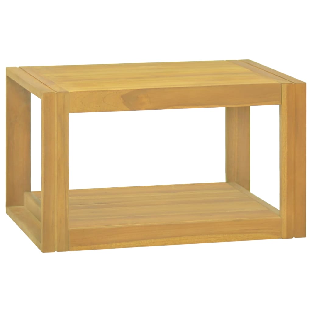 Bathroom Cabinet Natural Teak Solid Teak Wood 23.6x17.7x13.8 in