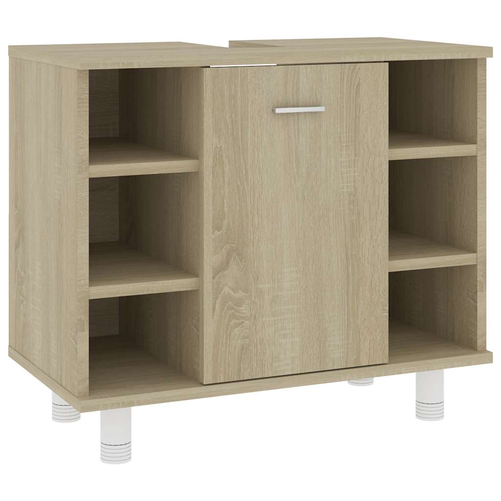 Bathroom Cabinet Sonoma Oak Engineered wood Medium