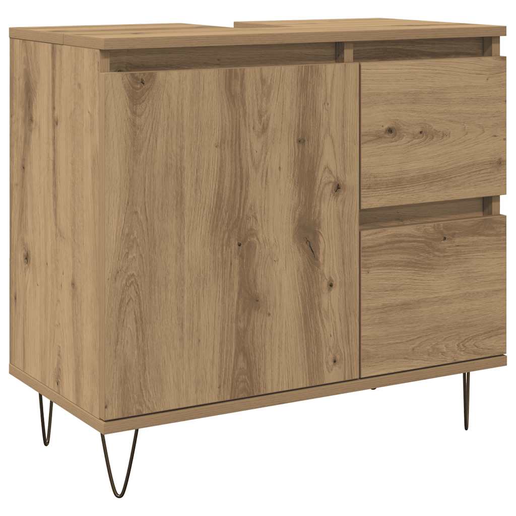 Bathroom Sink Cabinet Artisan Oak 25.6x13.0x23.6