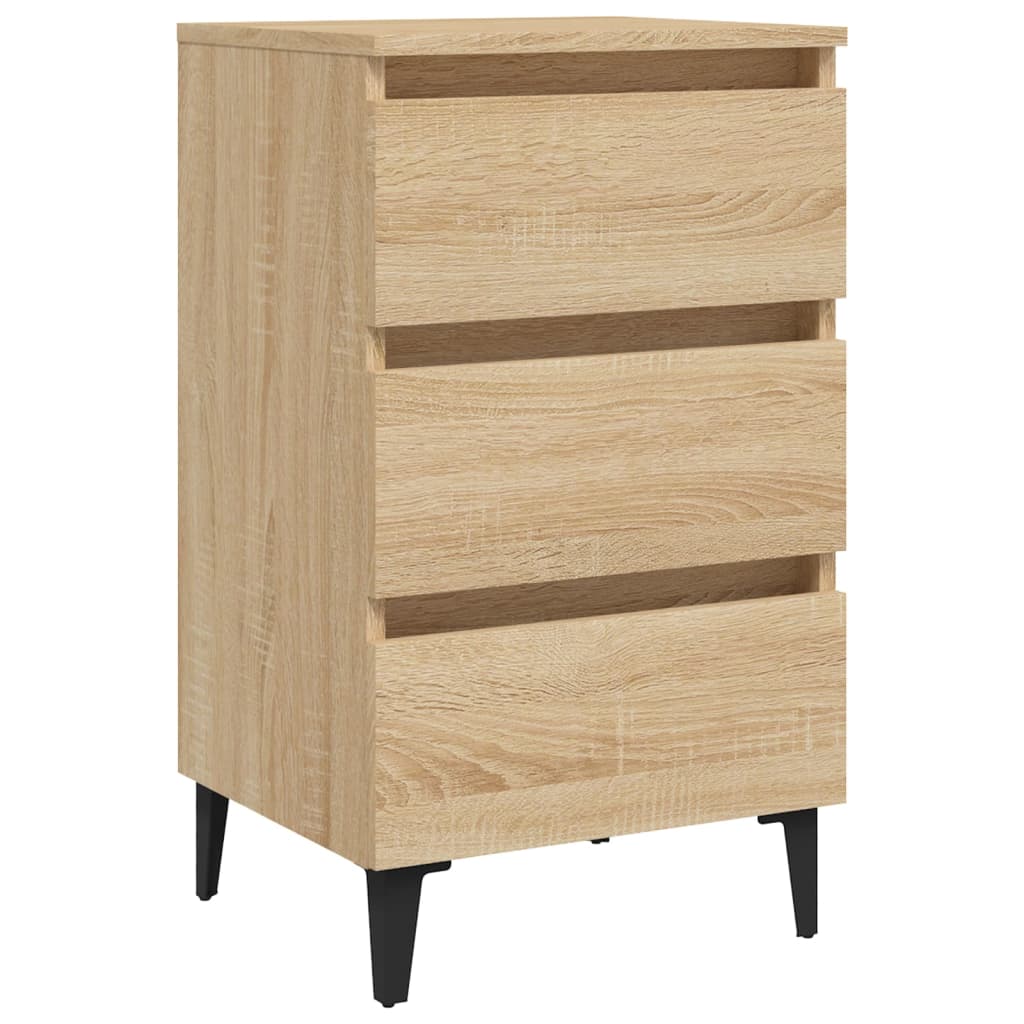 Bed Cabinet Sonoma oak Engineered wood, metal Standard