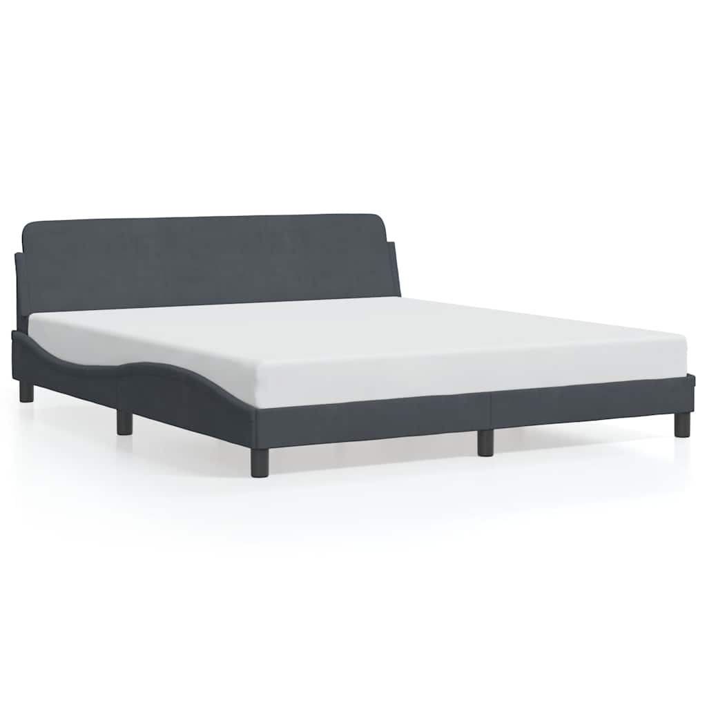 Bed Frame Dark Grey