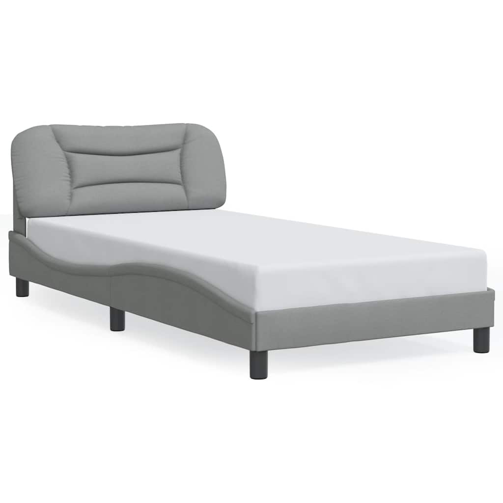 Bed Frame Light Gray