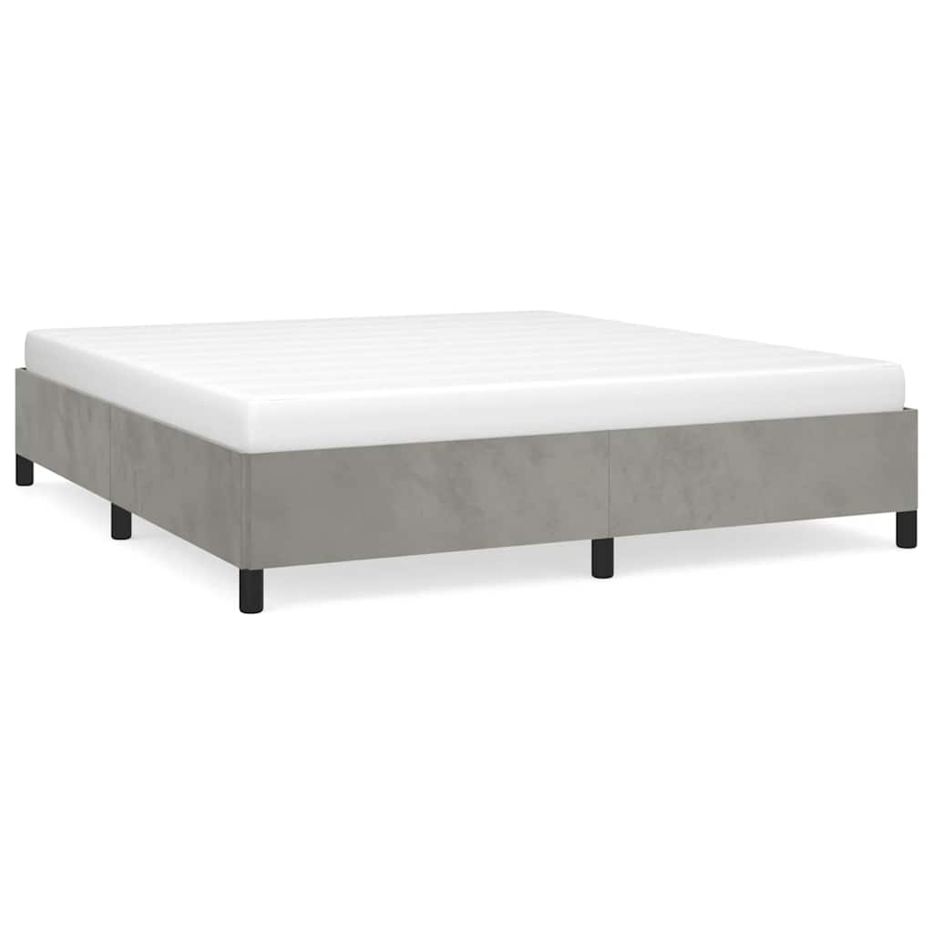 Bed Frame Light Gray