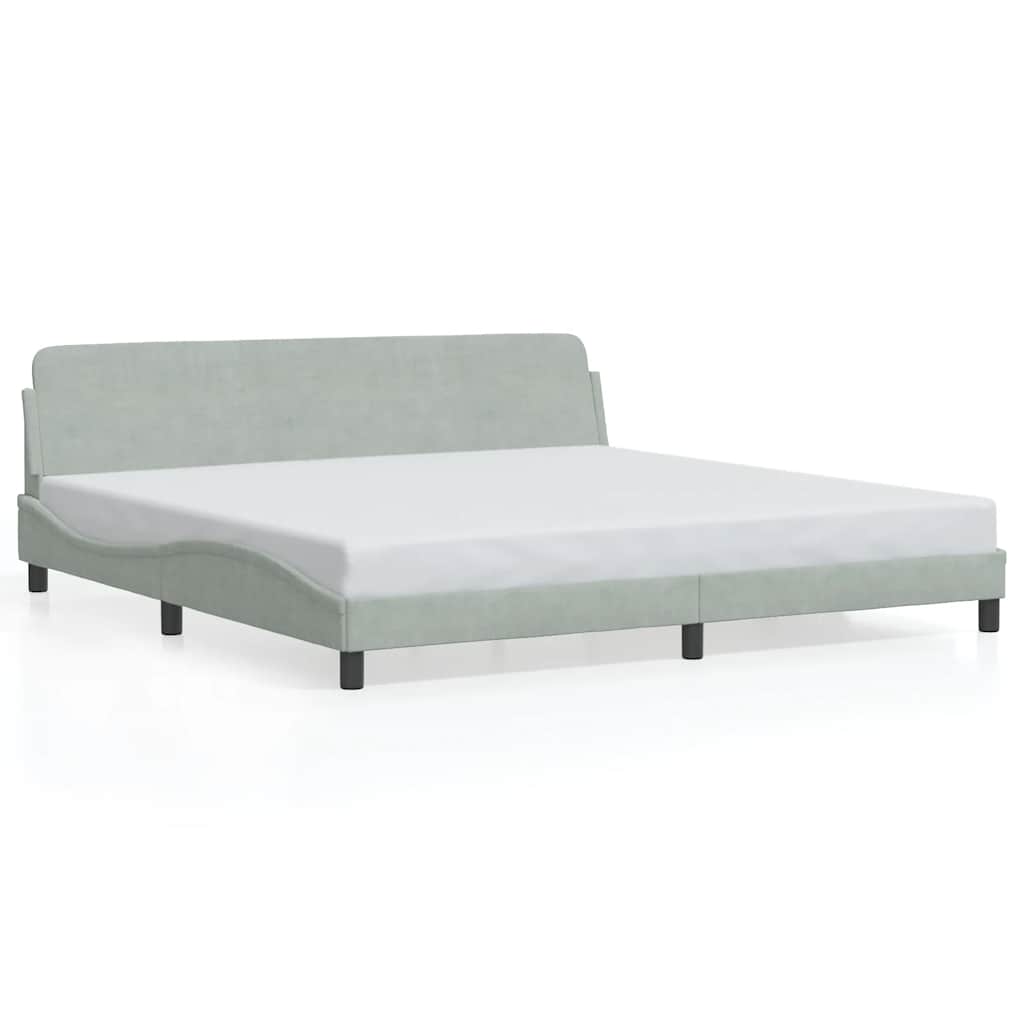 Bed Frame Light Grey