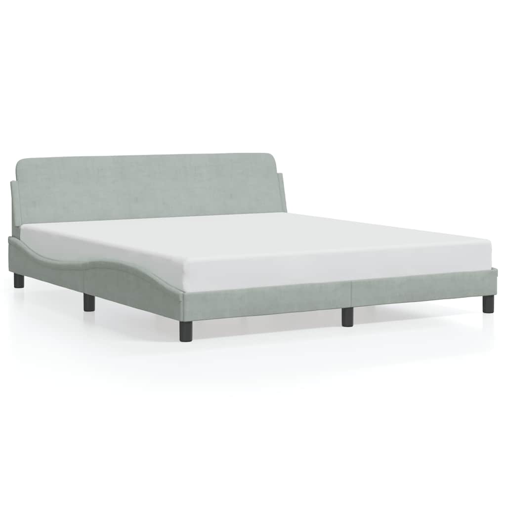 Bed Frame Light Grey
