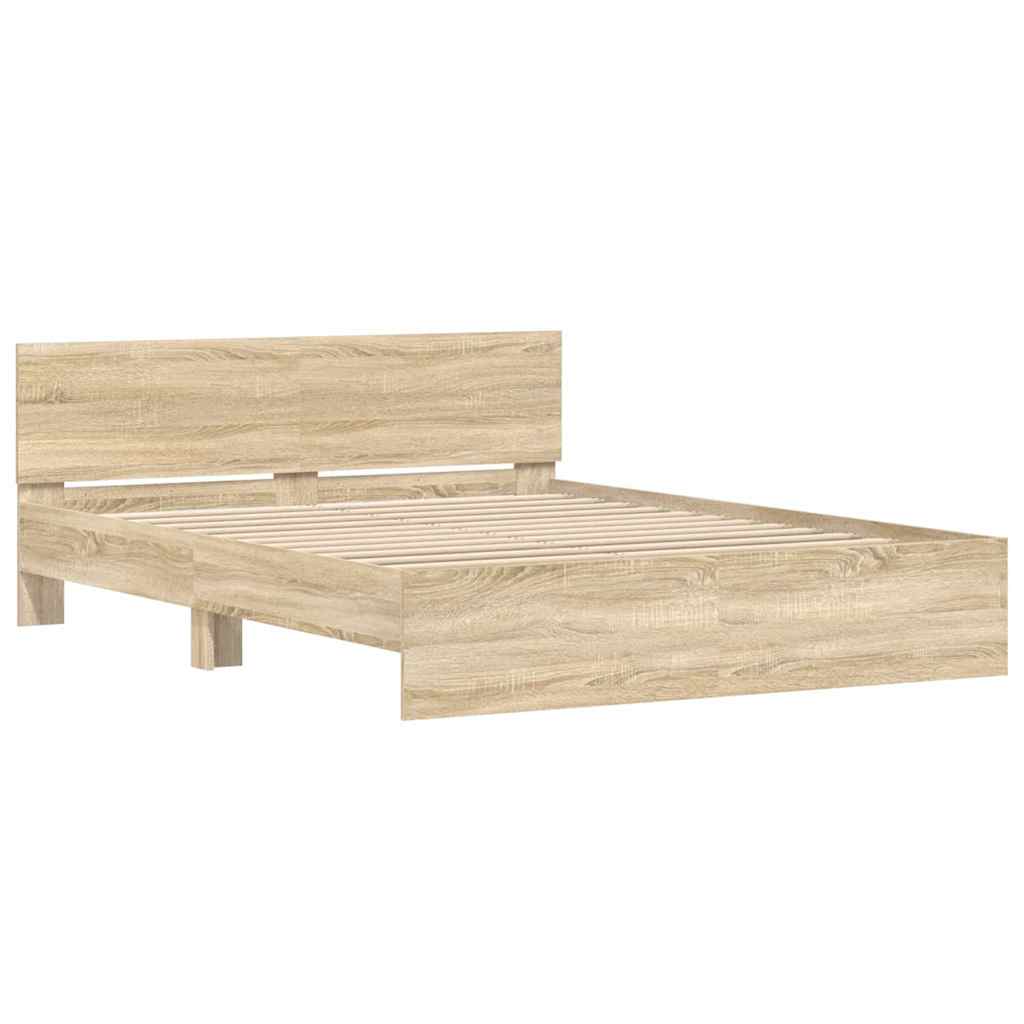 Bed Frame Sonoma 59.06 x 78.74 in Engineered Wood