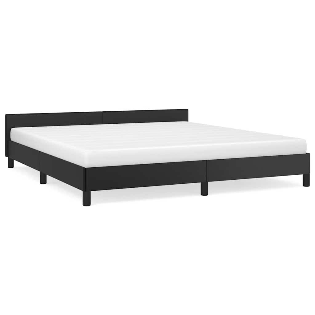 Bed Frame With Headboard Black