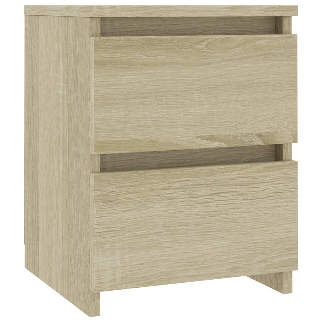 Bedside Cabinet Sonoma Oak Engineered Wood Standard