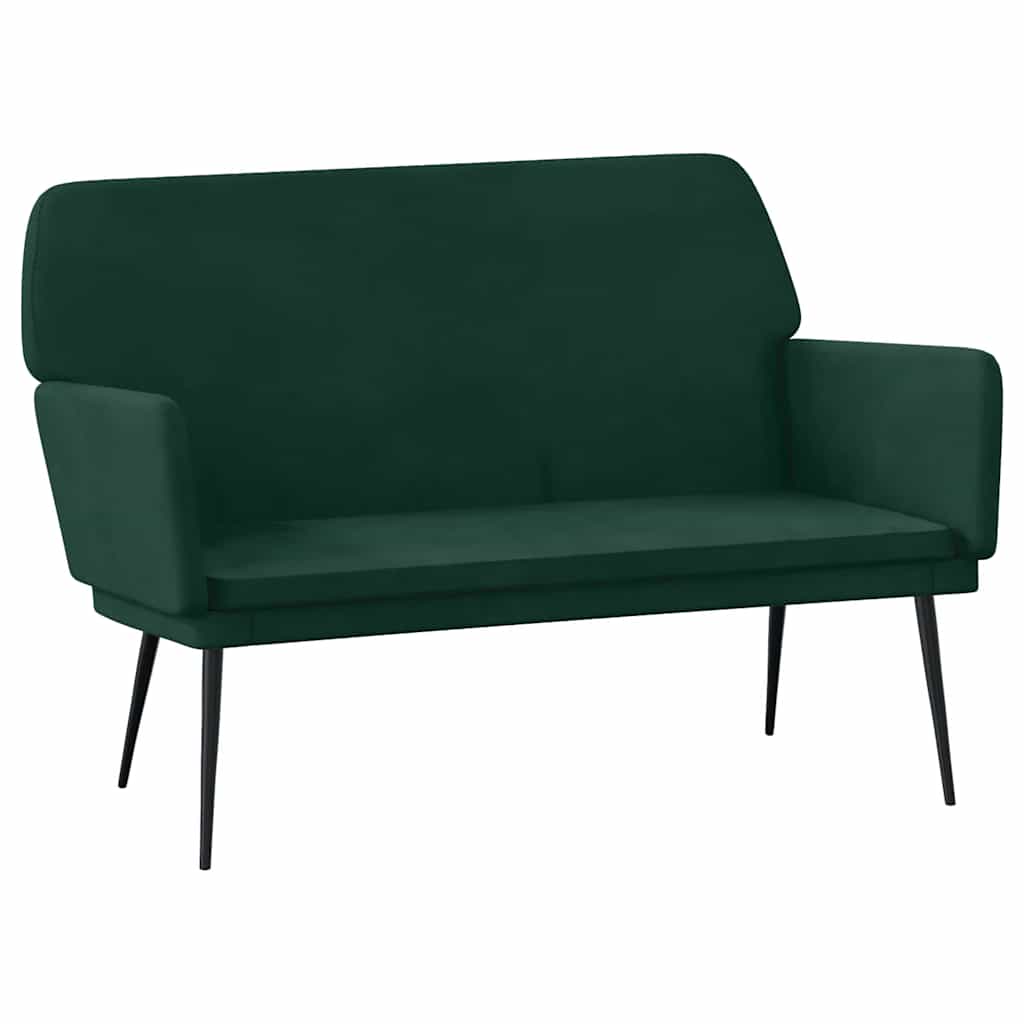 Bench Dark Green 42.5"x31.1"x31.1" Velvet