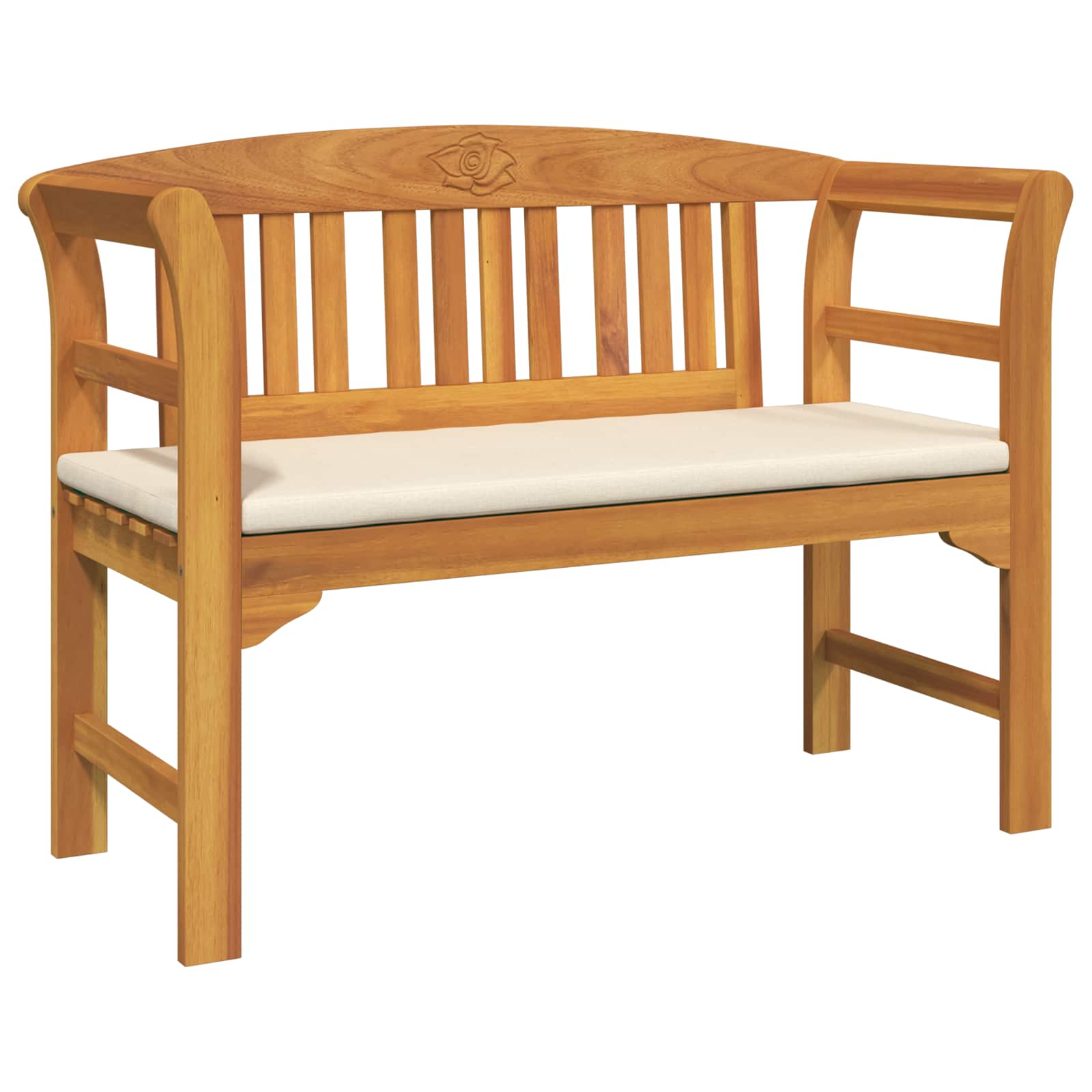 Bench Natural Oil Finishing 44.88 x 18.11 x 32.48 in