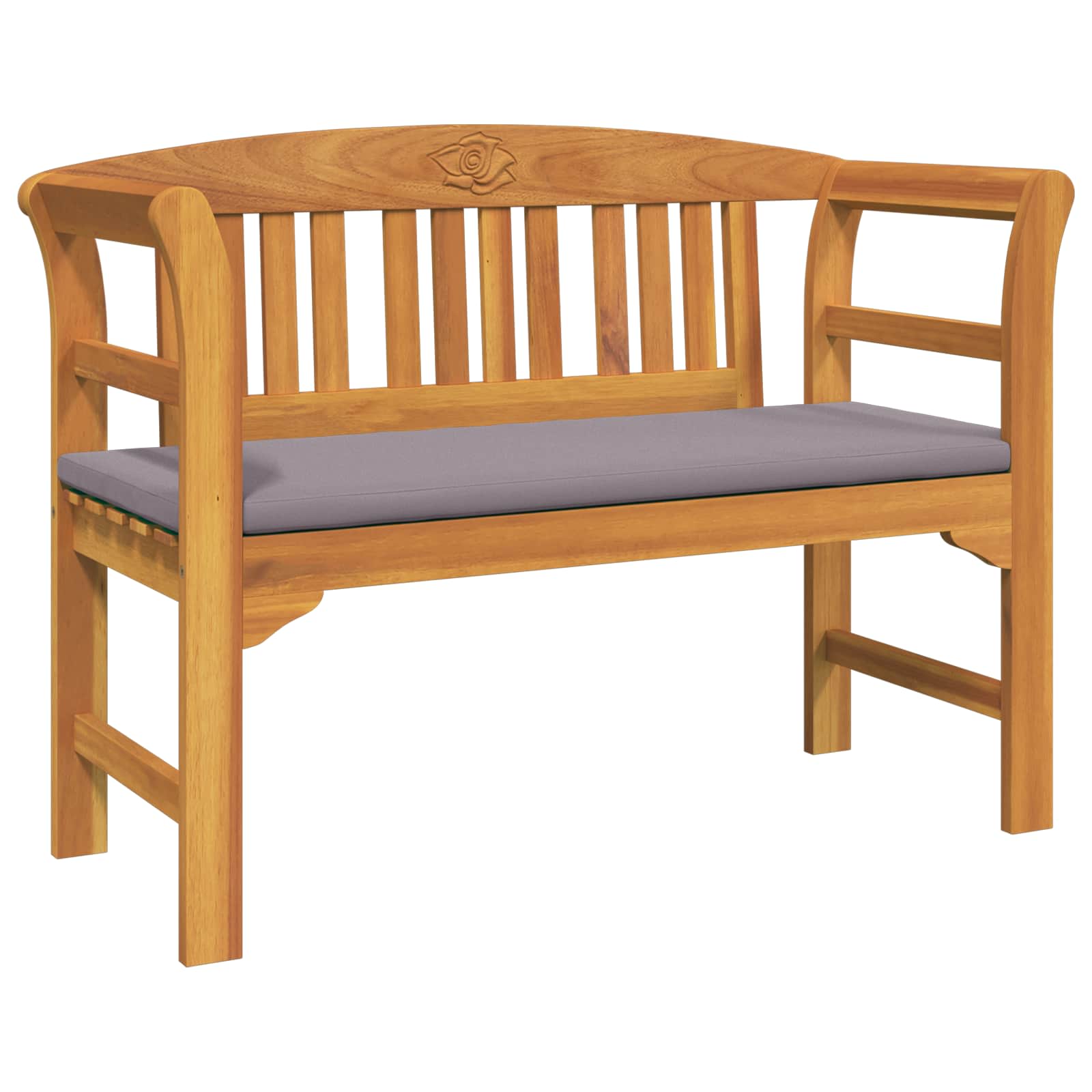 Bench Natural Oil Finishing 44.88 x 18.11 x 32.48 in