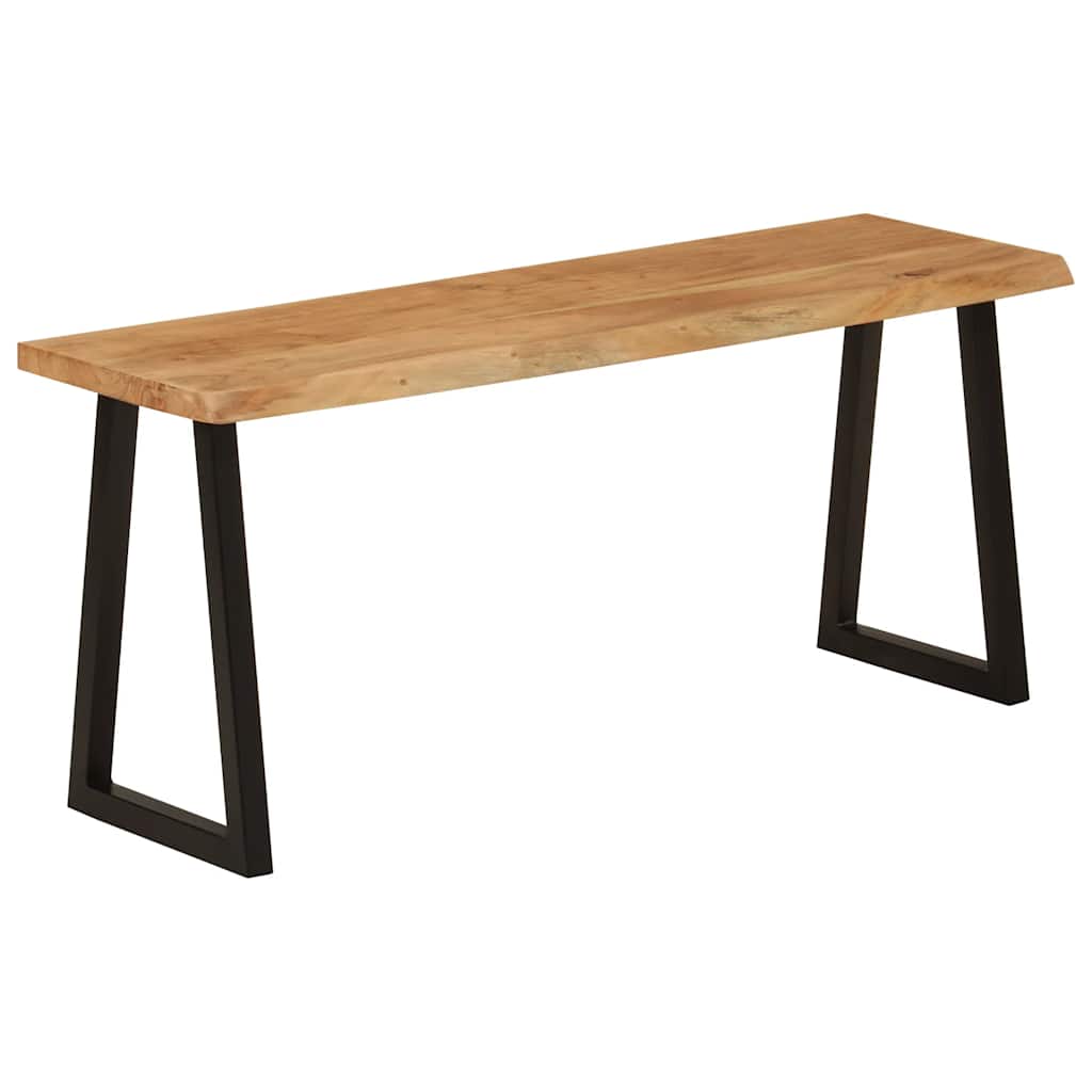 Bench with Live Edge 41.3" Solid Wood Acacia