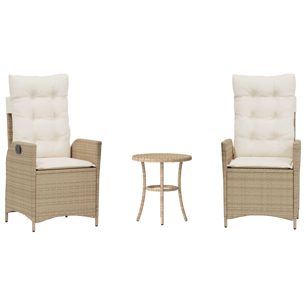 Bistro Set Beige, Cream White