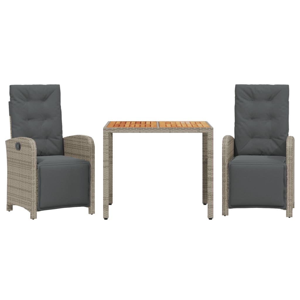 Bistro Set Gray