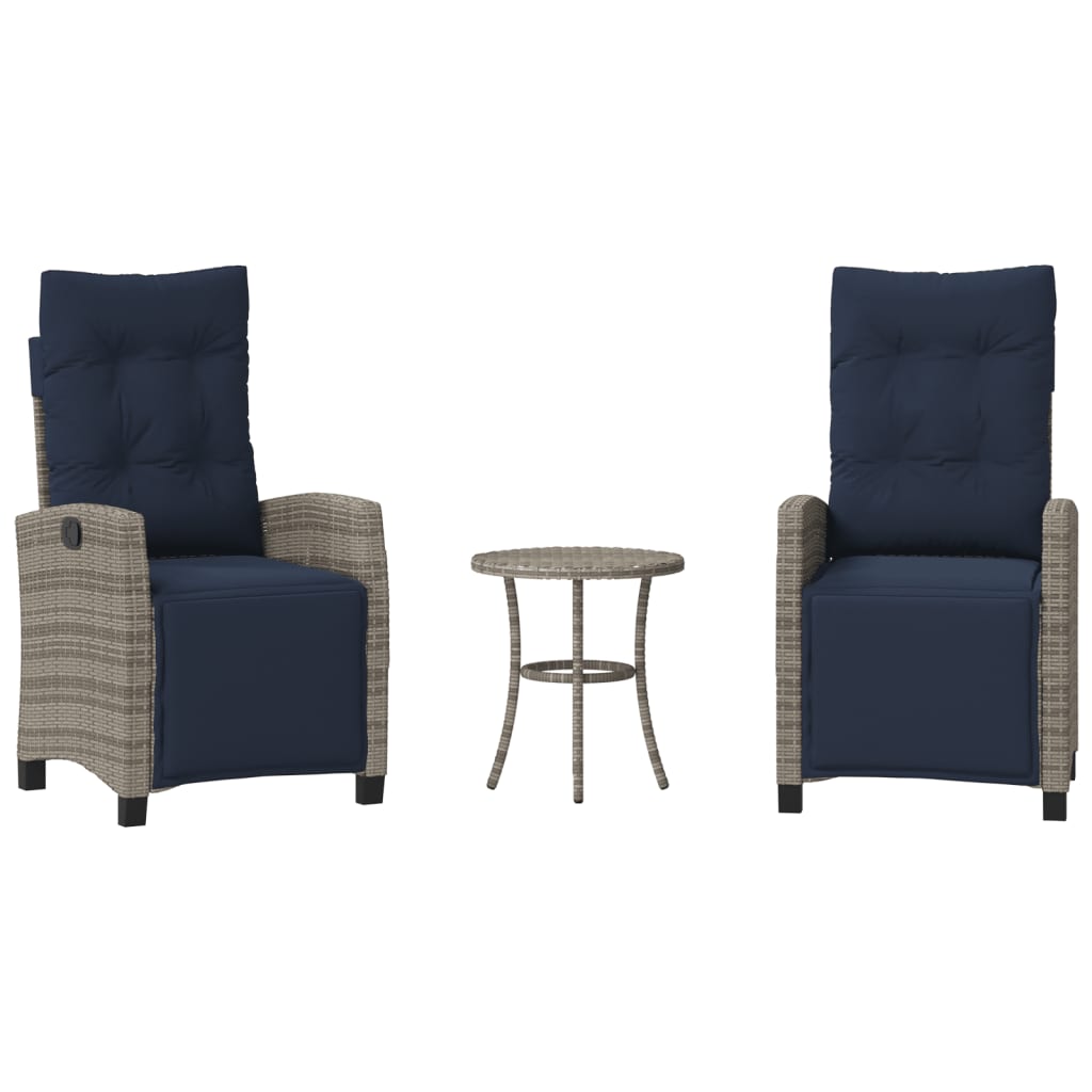 Bistro Set Grey