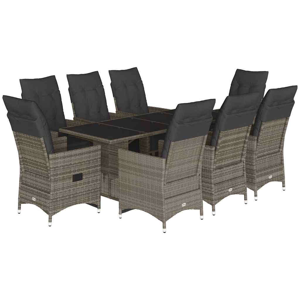 Bistro Set Grey, Dark Grey