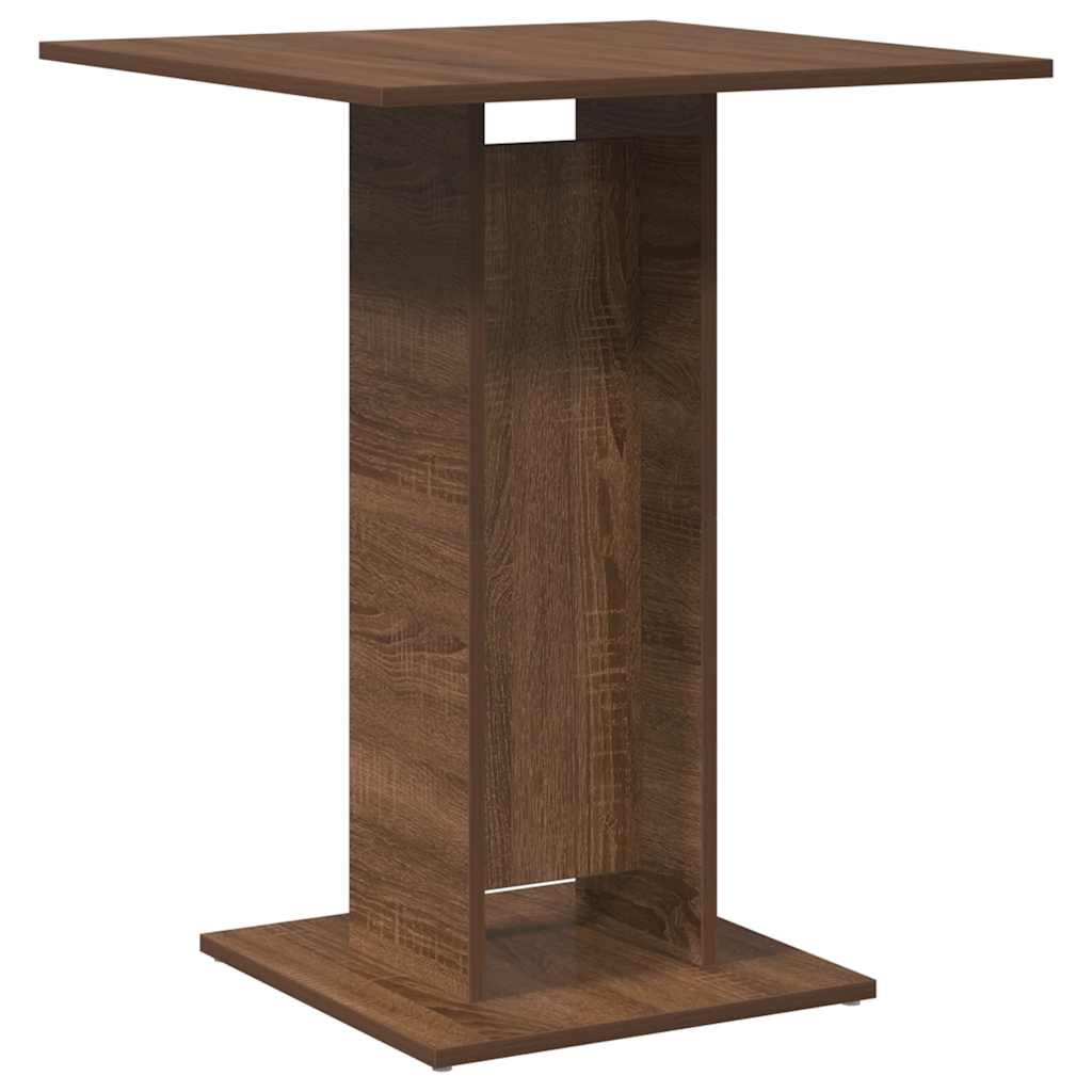Bistro Table Brown oak Engineered wood Small Durable