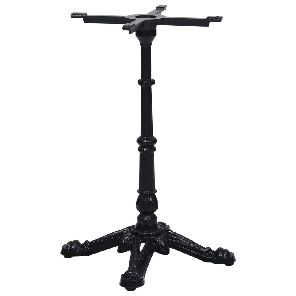 Bistro Table Leg Black Cast Iron Standard Durable