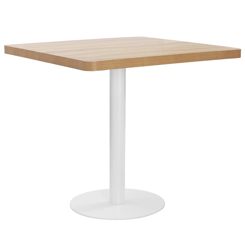 Bistro Table Light brown MDF 31.5 in x 31.5 in x 29.5 in
