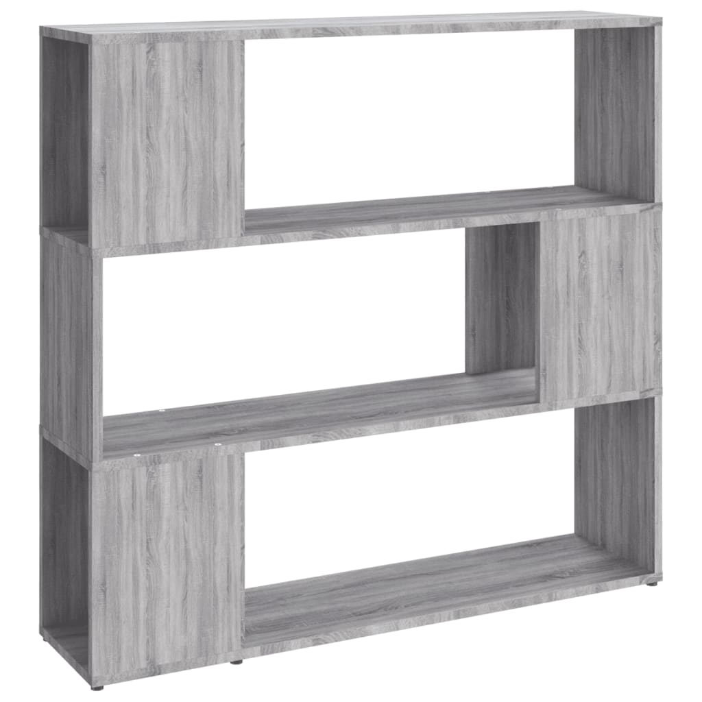 Book Cabinet Grey Sonoma Engineered Wood Compact Book Cabinet