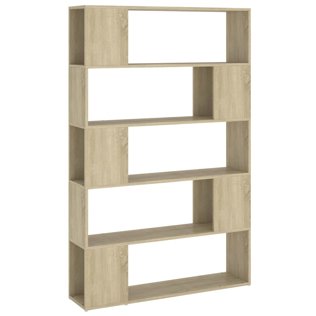Book Cabinet Room Divider Sonoma Oak Engineered Wood Medium