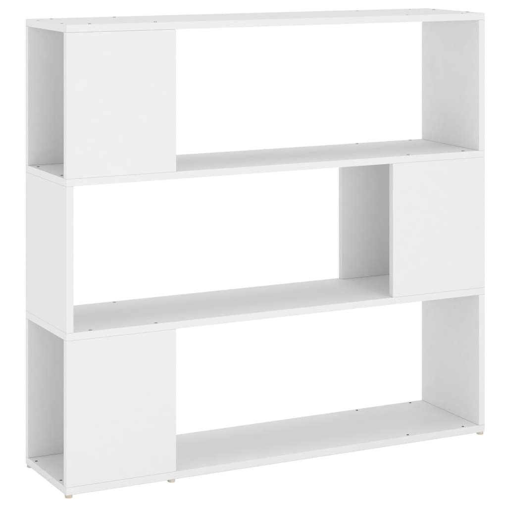 Book Cabinet Room Divider White Engineered wood Standard