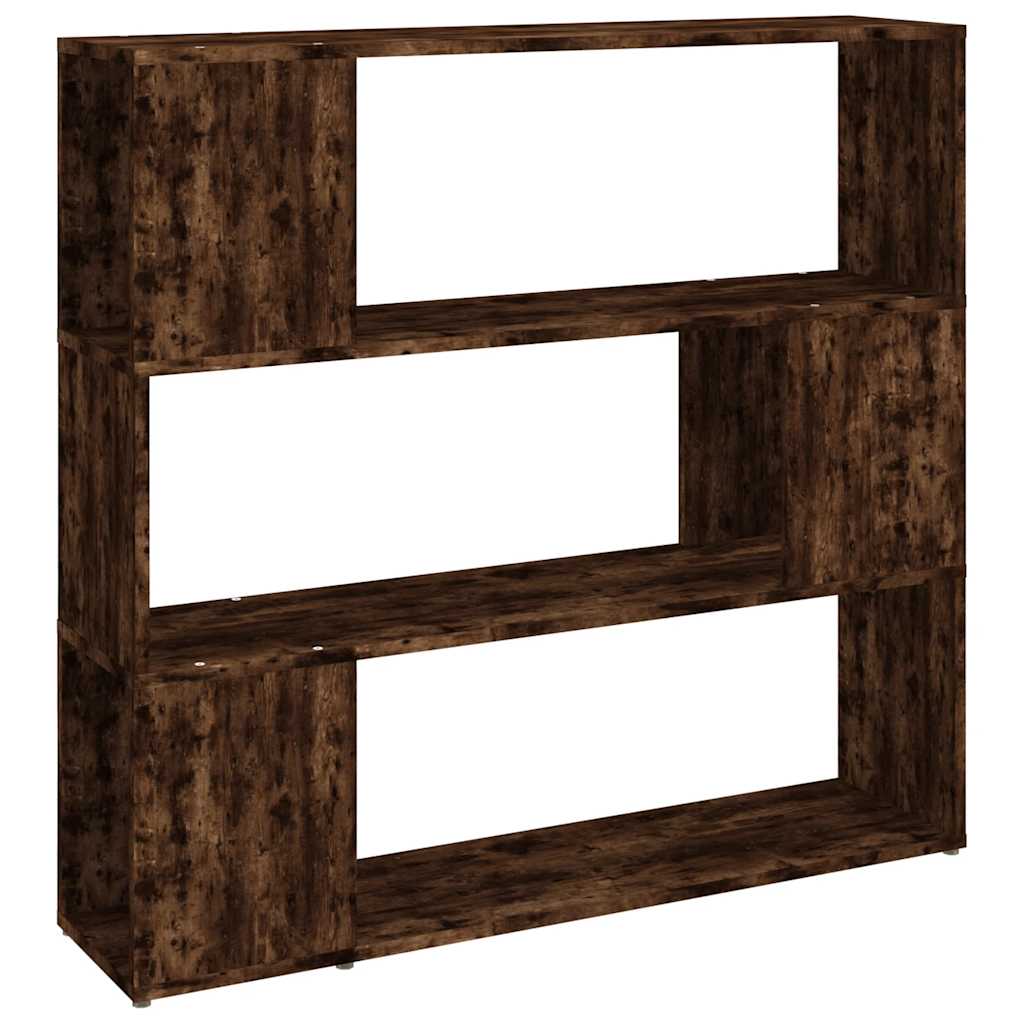 Book Cabinet Smoked oak Engineered wood Medium Book Cabinet