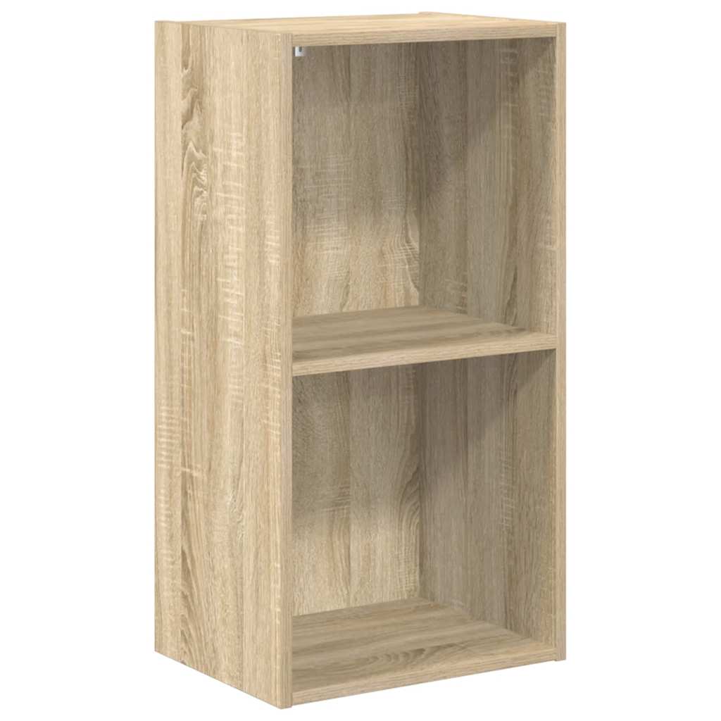 Book Cabinet Sonoma Oak Engineered wood 30.1 in height with 2 tiers