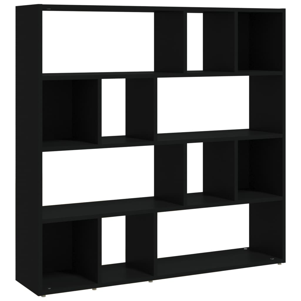 Book Cabinet/Room Divider Black 41.3